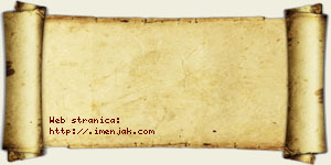 Isidora Džinić vizit kartica